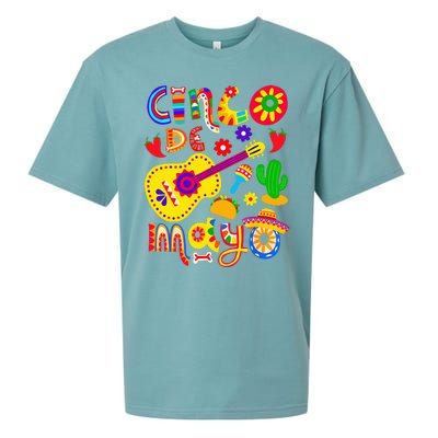 Cinco De Mayo Mexican Fiesta 5 De Mayo Sueded Cloud Jersey T-Shirt