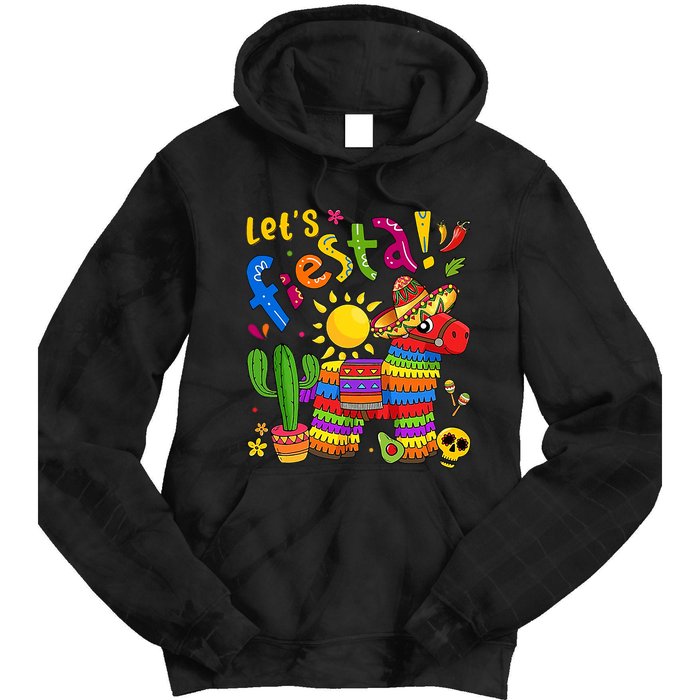 Cinco De Mayo Girl Boy Mexican Lets Fiesta Fun Tie Dye Hoodie