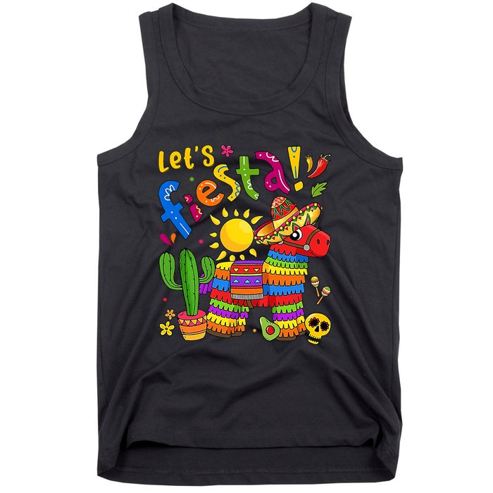 Cinco De Mayo Girl Boy Mexican Lets Fiesta Fun Tank Top