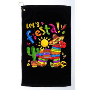 Cinco De Mayo Girl Boy Mexican Lets Fiesta Fun Platinum Collection Golf Towel