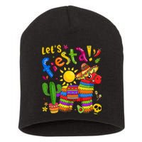 Cinco De Mayo Girl Boy Mexican Lets Fiesta Fun Short Acrylic Beanie