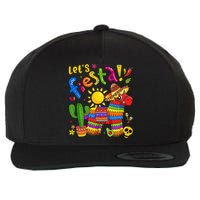 Cinco De Mayo Girl Boy Mexican Lets Fiesta Fun Wool Snapback Cap