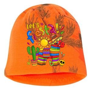 Cinco De Mayo Girl Boy Mexican Lets Fiesta Fun Kati - Camo Knit Beanie