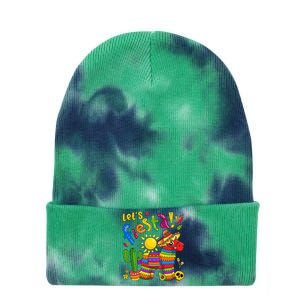 Cinco De Mayo Girl Boy Mexican Lets Fiesta Fun Tie Dye 12in Knit Beanie