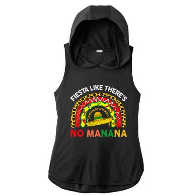 Cinco De Mayo Outfit Fiesta Like No Manana Funny Mexican Ladies PosiCharge Tri-Blend Wicking Draft Hoodie Tank