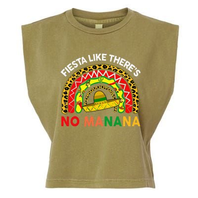 Cinco De Mayo Outfit Fiesta Like No Manana Funny Mexican Garment-Dyed Women's Muscle Tee