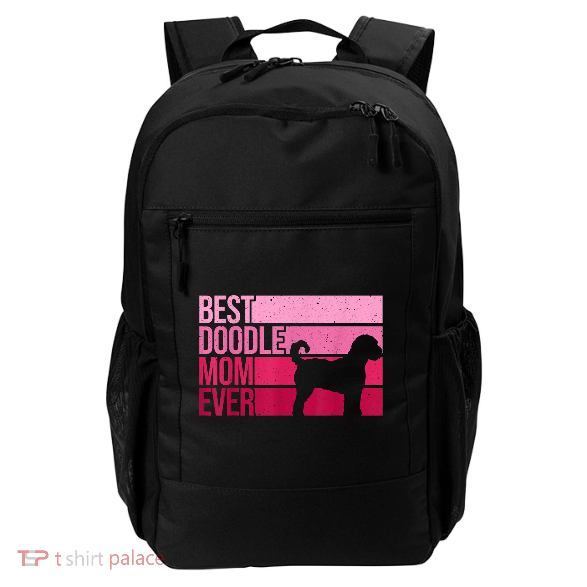 Cool Doodle Mom Art Women Aussiedoodle Goldendoodle Dog Backpack