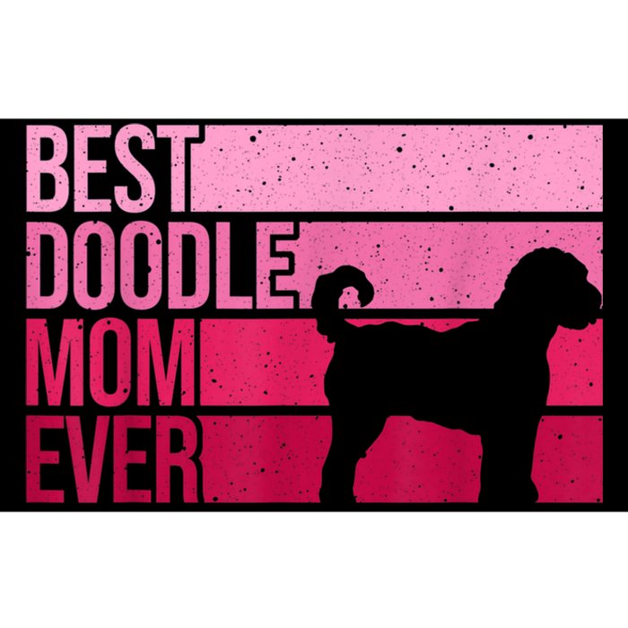 Cool Doodle Mom Art Women Aussiedoodle Goldendoodle Dog Bumper Sticker