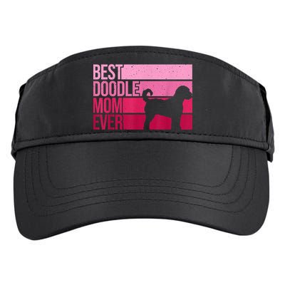 Cool Doodle Mom Art Women Aussiedoodle Goldendoodle Dog Adult Drive Performance Visor