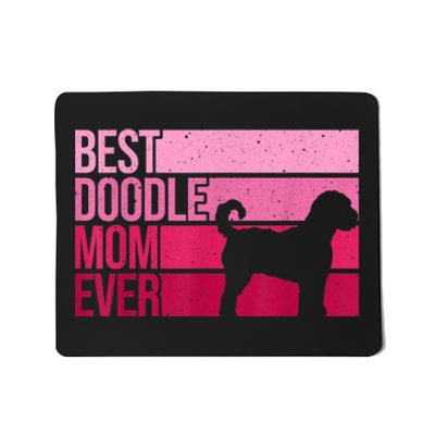 Cool Doodle Mom Art Women Aussiedoodle Goldendoodle Dog Mousepad