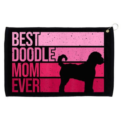 Cool Doodle Mom Art Women Aussiedoodle Goldendoodle Dog Grommeted Golf Towel