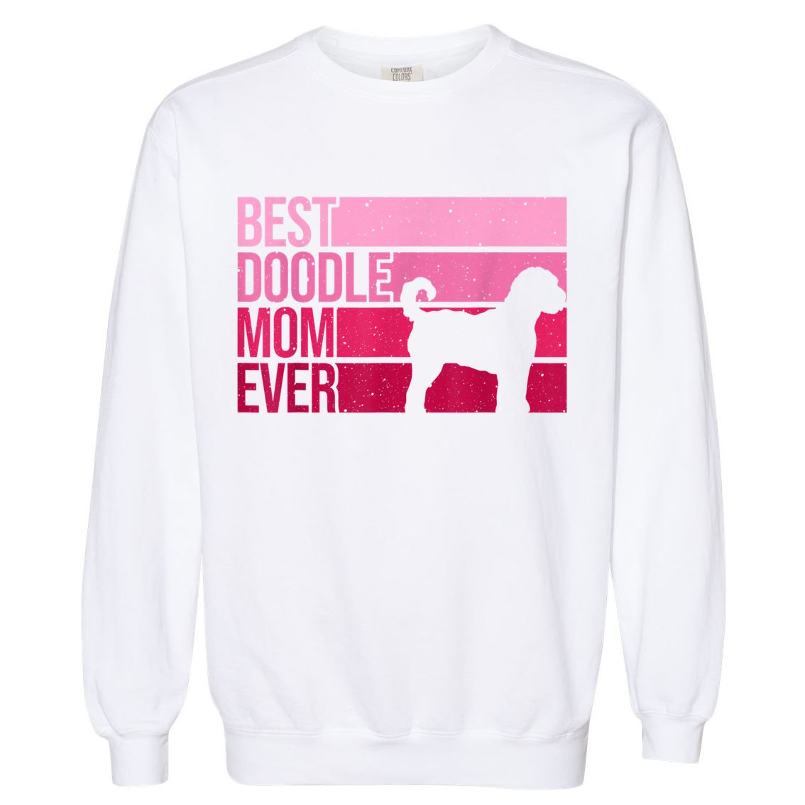 Cool Doodle Mom Art Women Aussiedoodle Goldendoodle Dog Garment-Dyed Sweatshirt