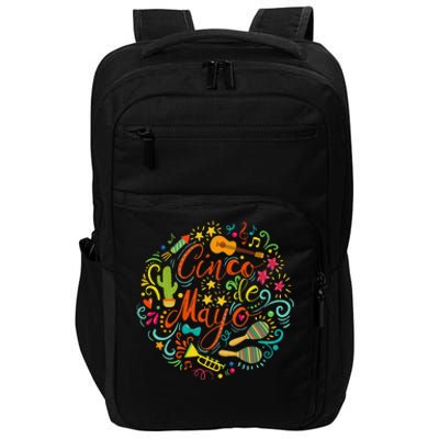 Cinco De Mayo Party Mexican Fiesta Taco Impact Tech Backpack