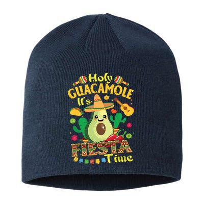 Cinco De Mayo Mexican Holy Guacamole Fiesta Time Sustainable Beanie