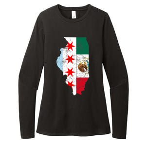 Cinco De Mayo Chicago Mexican Flag Women Gift Womens CVC Long Sleeve Shirt