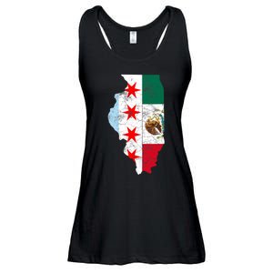 Cinco De Mayo Chicago Mexican Flag Women Gift Ladies Essential Flowy Tank