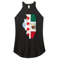 Cinco De Mayo Chicago Mexican Flag Women Gift Women’s Perfect Tri Rocker Tank