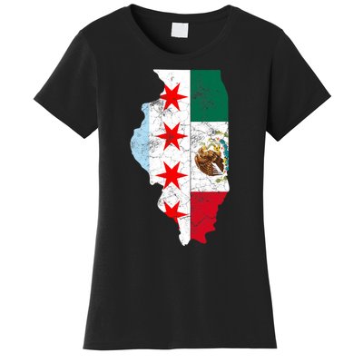 Cinco De Mayo Chicago Mexican Flag Women Gift Women's T-Shirt