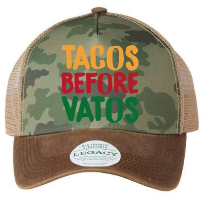 Cinco De Mayo S Tacos Before Vatos Funny Mexican Tees Legacy Tie Dye Trucker Hat