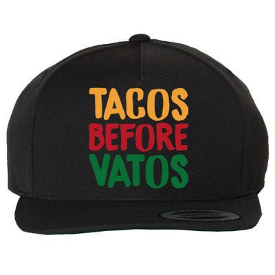 Cinco De Mayo S Tacos Before Vatos Funny Mexican Tees Wool Snapback Cap