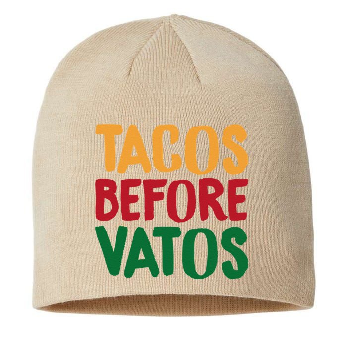 Cinco De Mayo S Tacos Before Vatos Funny Mexican Tees Sustainable Beanie