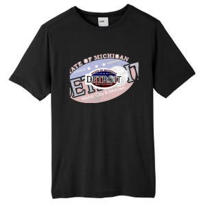 Cool Detroit Motor City Motown Logo Tall Fusion ChromaSoft Performance T-Shirt