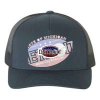 Cool Detroit Motor City Motown Logo Yupoong Adult 5-Panel Trucker Hat