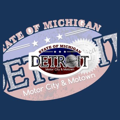 Cool Detroit Motor City Motown Logo T-Shirt