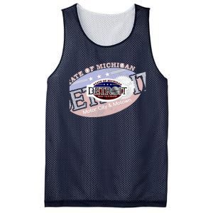 Cool Detroit Motor City Motown Logo Mesh Reversible Basketball Jersey Tank