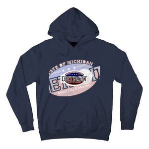 Cool Detroit Motor City Motown Logo Tall Hoodie