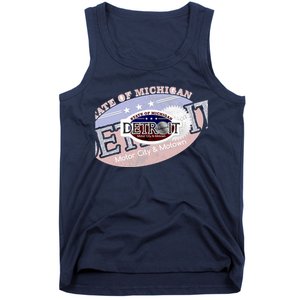 Cool Detroit Motor City Motown Logo Tank Top