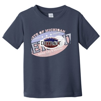 Cool Detroit Motor City Motown Logo Toddler T-Shirt