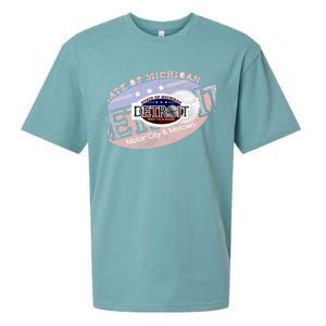 Cool Detroit Motor City Motown Logo Sueded Cloud Jersey T-Shirt