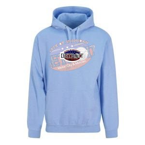 Cool Detroit Motor City Motown Logo Unisex Surf Hoodie