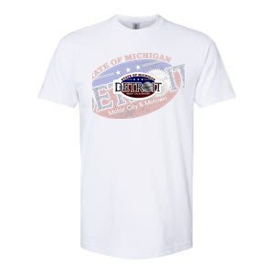 Cool Detroit Motor City Motown Logo Softstyle CVC T-Shirt