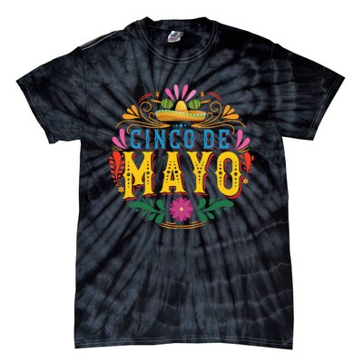 Cinco De Mayo Celebration Graphic Tie-Dye T-Shirt