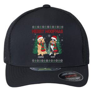 Christmas Dog Merry Woofmas Flexfit Unipanel Trucker Cap