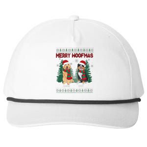 Christmas Dog Merry Woofmas Snapback Five-Panel Rope Hat