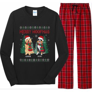 Christmas Dog Merry Woofmas Long Sleeve Pajama Set