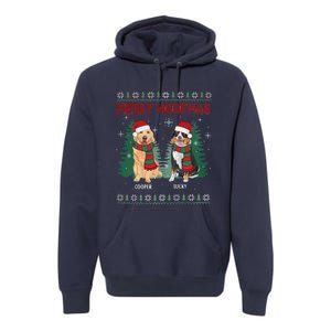 Christmas Dog Merry Woofmas Premium Hoodie