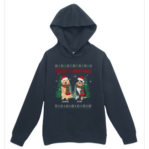 Christmas Dog Merry Woofmas Urban Pullover Hoodie