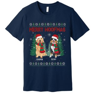 Christmas Dog Merry Woofmas Premium T-Shirt