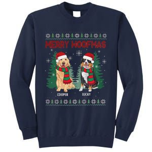 Christmas Dog Merry Woofmas Tall Sweatshirt