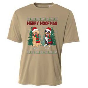 Christmas Dog Merry Woofmas Cooling Performance Crew T-Shirt