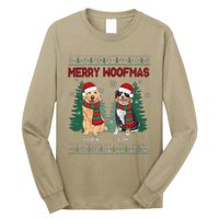 Christmas Dog Merry Woofmas Long Sleeve Shirt