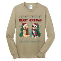 Christmas Dog Merry Woofmas Tall Long Sleeve T-Shirt