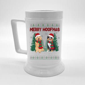 Christmas Dog Merry Woofmas Beer Stein