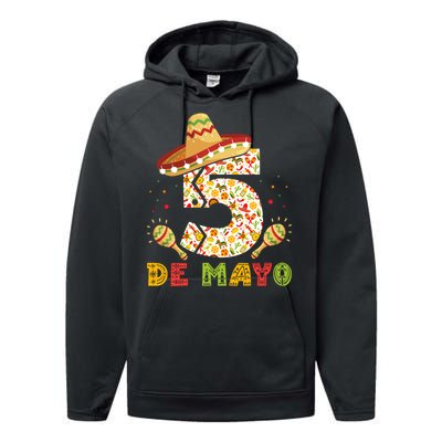 Cinco De Mayo Celebration Graphic Performance Fleece Hoodie