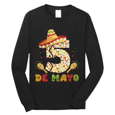 Cinco De Mayo Celebration Graphic Long Sleeve Shirt