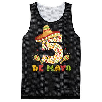 Cinco De Mayo Celebration Graphic Mesh Reversible Basketball Jersey Tank